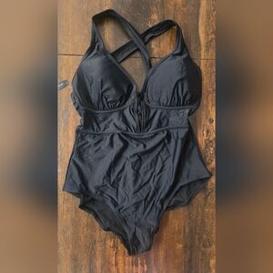 NWT Adore Me Black One-Piece Swimsuit